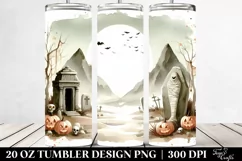 Simple Haloween MUMMY'S TOMB Tumbler Product Image 2