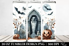 Simple Haloween MUMMY'S TOMB Tumbler Product Image 2