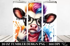 Goofy Baby Cow PNG Product Image 2