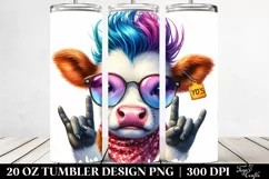 Goofy Baby Cow PNG Product Image 2