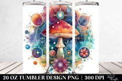 Magical Celestial Mushroom Clipart 20 Oz Tumbler Product Image 2