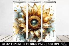 Sunflower Tumbler | 20 Oz Tumbler Product Image 2