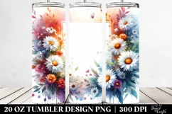 Vibrant Frame Daisy Tumbler | 20 Oz Tumbler Product Image 2