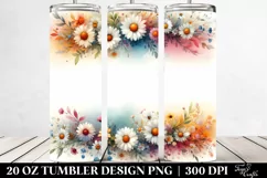 Vibrant Frame Daisy Tumbler | 20 Oz Tumbler Product Image 2