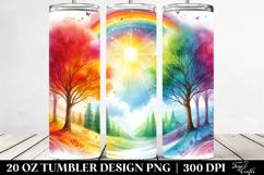 Colorful Trees Tumbler | 20 Oz Tumbler Product Image 2