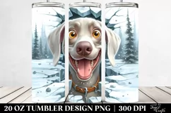 Cute Funny Weimaraner | 20 oz Tumbler Product Image 2