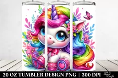 Funny Baby Unicorn | 20 oz Tumbler Product Image 2