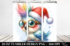 Expressive Baby Watercolor Parrot PNG Product Image 2