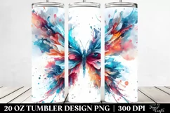 Vibrant Ice Butterfly | 20 oz Tumbler Product Image 2