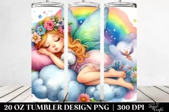 Napping Fairy Tumbler | 20 Oz Tumbler Product Image 2