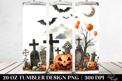 Simple Funny Haloween Clipart with Ghost Product Image 2