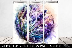 Abstract Lavender Material | 20 Oz Tumbler Product Image 2