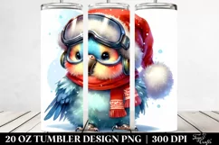 Vibrant Baby Watercolor Parrot PNG Product Image 2