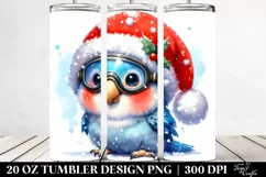 Vibrant Baby Watercolor Parrot PNG Product Image 2
