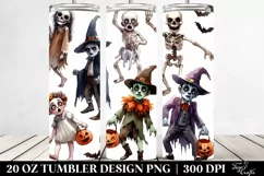 Simple Funny Halloween Clipart with Undead Product Image 2