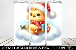 Cute Winter Baby Chicken | 20 oz Tumbler Product Image 2