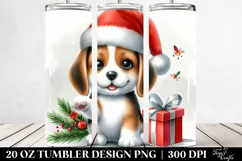 Expressive Baby Watercolor Beagle PNG Product Image 2
