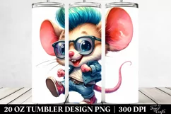 Cute Baby Mouse Poses, High-Res 20 Oz Tumbler Product Image 2