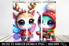 Expressive Baby Watercolor Butterfly PNG Product Image 2