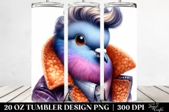 Cute Baby Dove Model, High-Res 20 Oz Tumbler Product Image 2