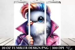 Cute Baby Dove Model, High-Res 20 Oz Tumbler Product Image 2