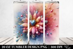 Abstract Chrysanthemum | 20 oz Tumbler Product Image 2