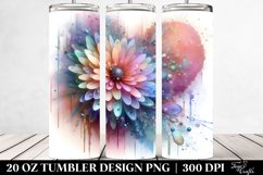 Abstract Chrysanthemum | 20 oz Tumbler Product Image 2
