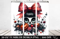 Creepy Coquette Bow | 20 oz Tumbler Product Image 2