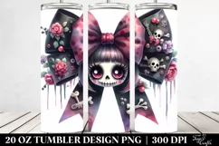 Creepy Coquette Bow | 20 oz Tumbler Product Image 2