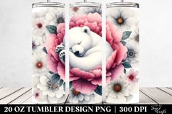 Sleeping Polar Bear | 20 Oz Tumbler Product Image 2