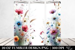 Colorful Wild Flowers | 20 Oz Tumbler Product Image 2