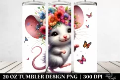 Cute Baby Mouse Dancing | 20 oz Tumbler Product Image 2