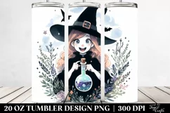 Gothic Excited Witch Tumbler | 20 Oz Tumbler Product Image 2
