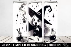 Gothic Excited Witch Tumbler | 20 Oz Tumbler Product Image 2
