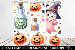 Watercolor Funny Halloween Elixir 20 Oz Tumbler Product Image 2