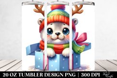 Expressive Baby Seal PNG Product Image 2