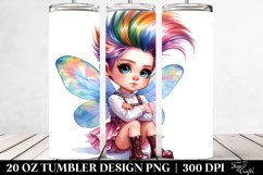 Cute Baby Fairy Sitting | 20 oz Tumbler Product Image 2