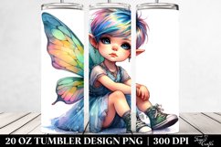 Cute Baby Fairy Sitting | 20 oz Tumbler Product Image 2