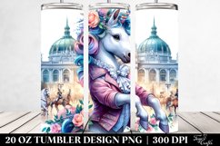 Colorful Baby Unicorn Viennese Ballroom. 20 Oz Tumbler Product Image 2