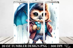 Vibrant Baby Owl | 20 oz Tumbler Product Image 2