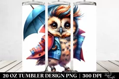 Vibrant Baby Owl | 20 oz Tumbler Product Image 2