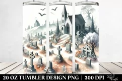 Simple Graveyard Tumbler | 20 Oz Tumbler Product Image 2
