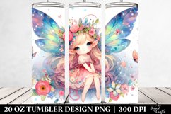 Cute Fairy Watercolor | 20 Oz Tumbler Product Image 2