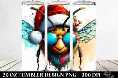Colorful Bee Portrait | 20 oz Tumbler Product Image 2