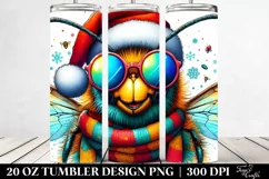 Colorful Bee Portrait | 20 oz Tumbler Product Image 2