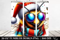 Colorful Bee Portrait | 20 oz Tumbler Product Image 2