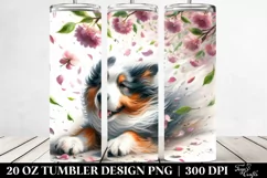 Dog Spring Petals | 20 oz Tumbler Product Image 2