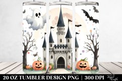 Spooky Haunted House Clipart 20 Oz Tumbler Product Image 2