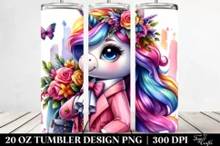 Vibrant Unicorn Inspired by | 20 oz Tumbler Product Image 2