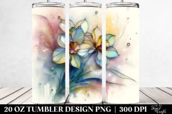 Abstract Shiny Narcissus Clipart 20 Oz Tumbler Product Image 2